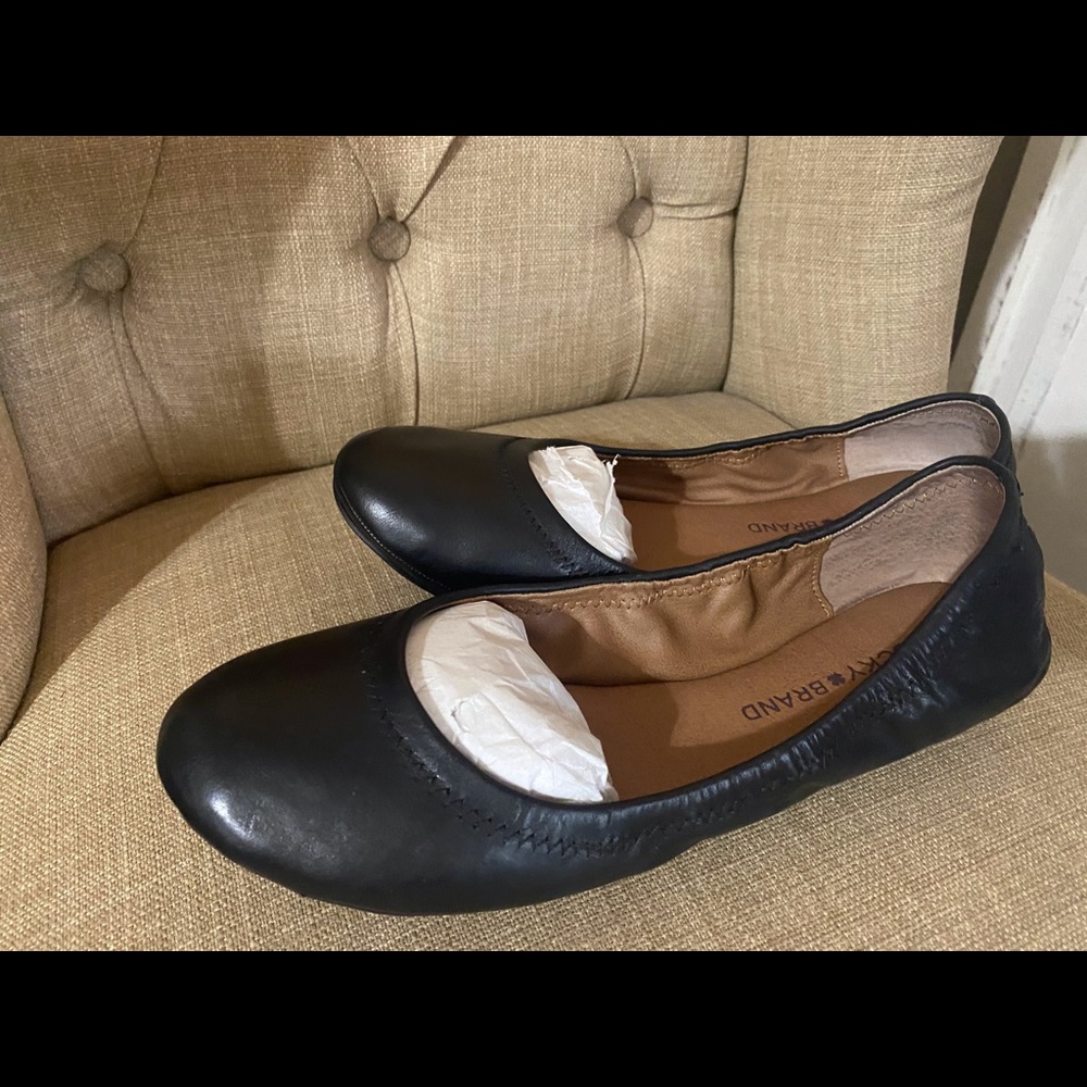 Women’s Lucky Brand Ballet Flats Size 8.5 - black